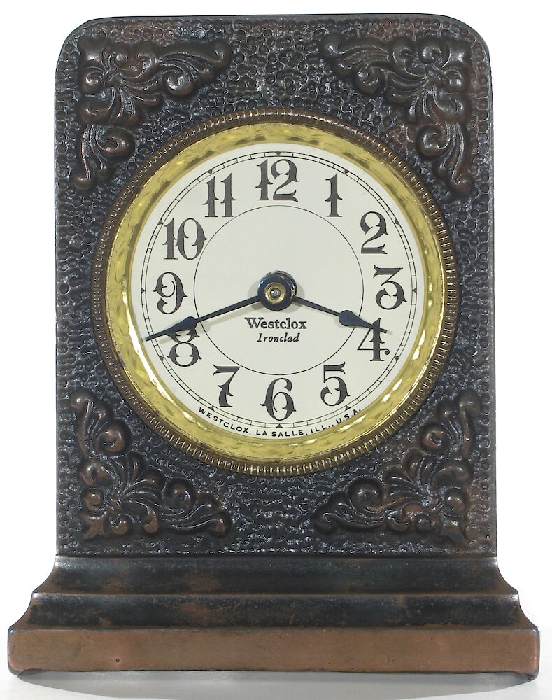 Westclox Ironclad Gunmetal. Westclox Ironclad Gunmetal Clock Example Photo