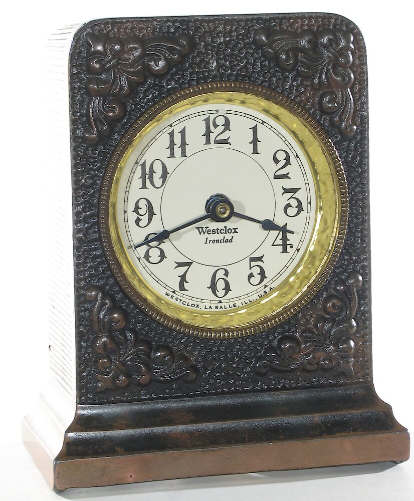 Westclox Ironclad Gunmetal. Westclox Ironclad Gunmetal Clock Example Photo