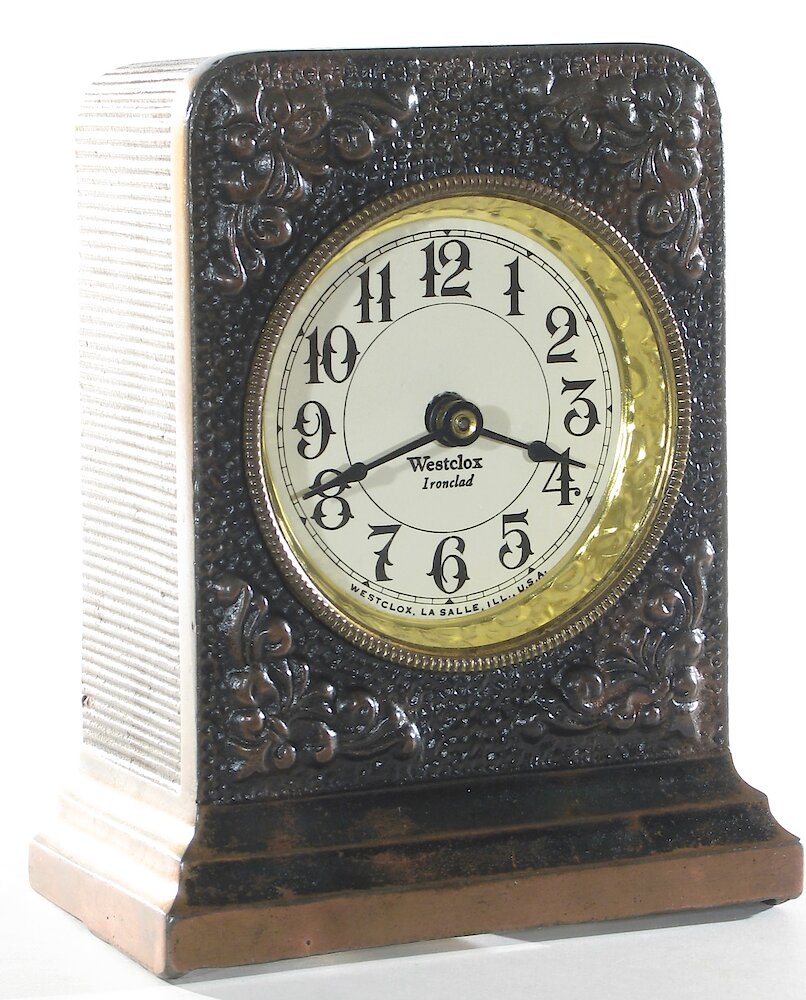 Westclox Ironclad Gunmetal. Westclox Ironclad Gunmetal Clock Example Photo