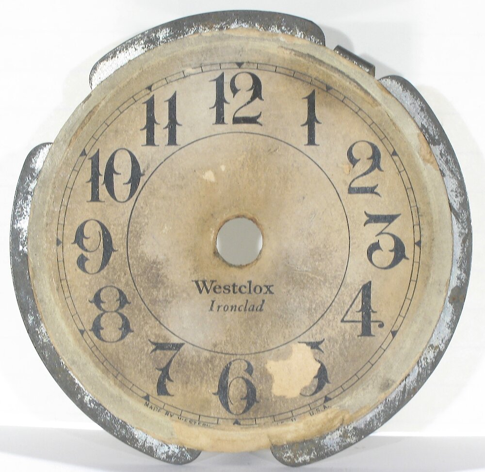 Westclox Ironclad Gunmetal. Westclox Ironclad Gunmetal Clock Example Photo