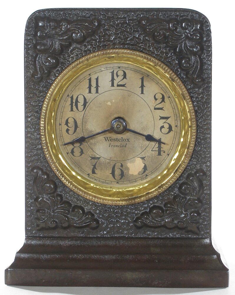 Westclox Ironclad Gunmetal. Westclox Ironclad Gunmetal Clock Example Photo