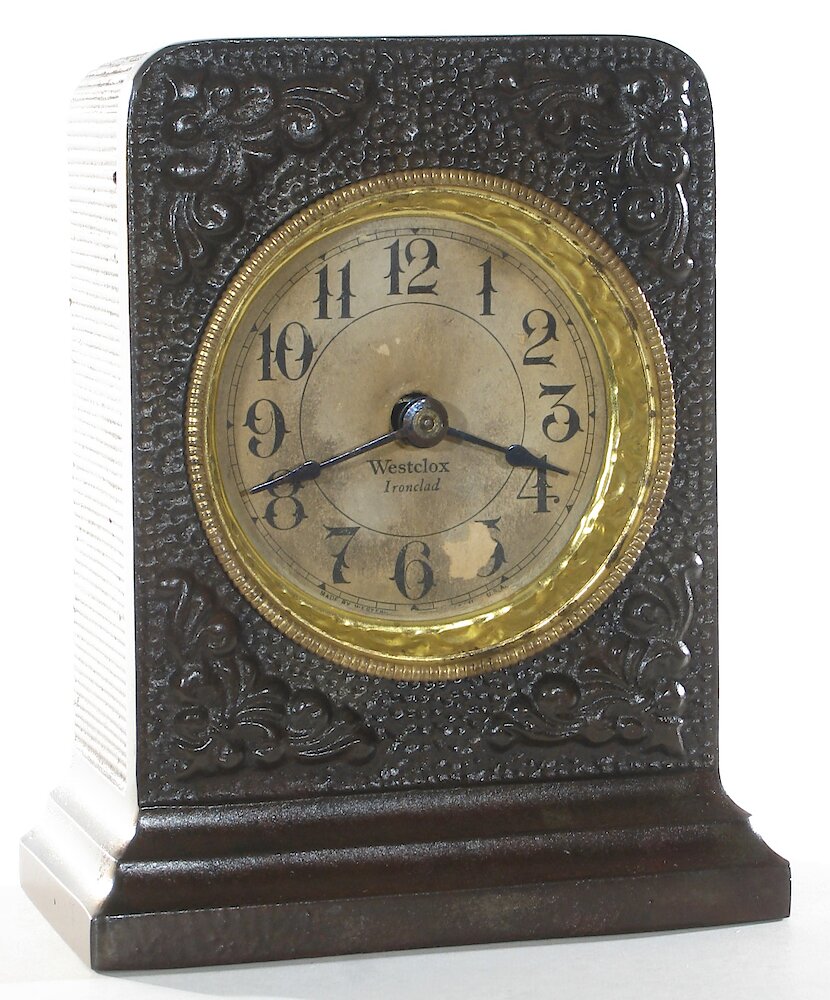 Westclox Ironclad Gunmetal. Westclox Ironclad Gunmetal Clock Example Photo