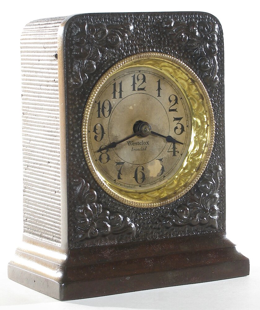 Westclox Ironclad Gunmetal. Westclox Ironclad Gunmetal Clock Example Photo