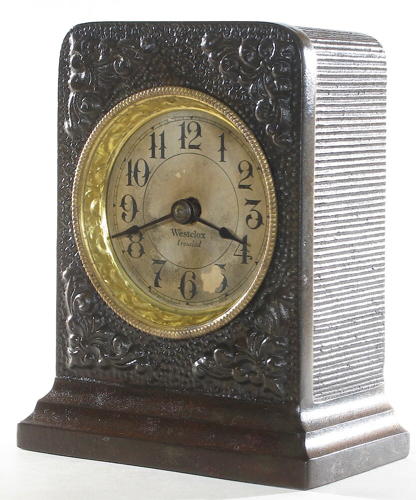 Westclox Ironclad Gunmetal. Westclox Ironclad Gunmetal Clock Example Photo