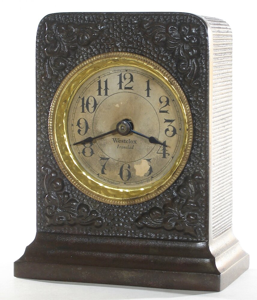 Westclox Ironclad Gunmetal. Westclox Ironclad Gunmetal Clock Example Photo