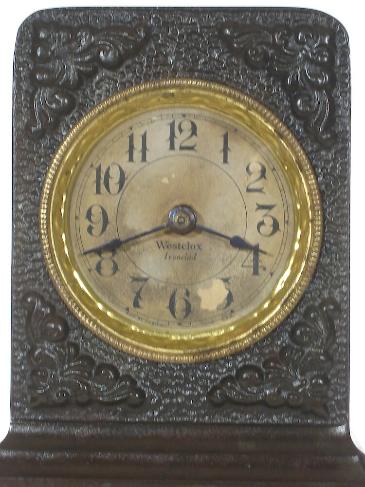 Westclox Ironclad Gunmetal. Westclox Ironclad Gunmetal Clock Example Photo