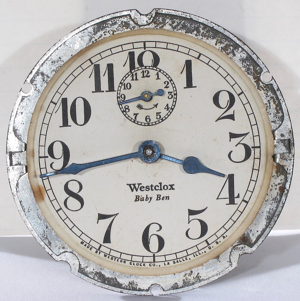 Westclox Baby Ben Style 1 Non Luminous. Westclox Baby Ben Style 1 Non Luminous Clock Example Photo