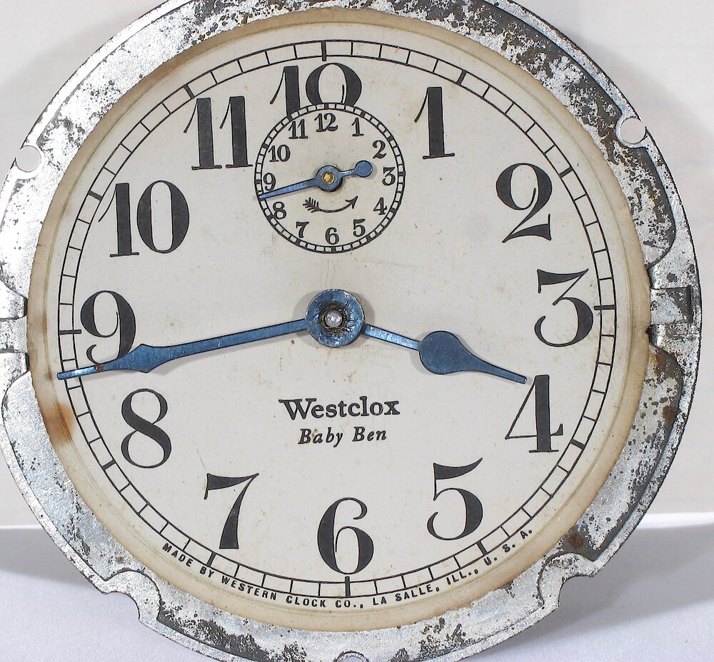 Westclox Baby Ben Style 1 Non Luminous. Westclox Baby Ben Style 1 Non Luminous Clock Example Photo