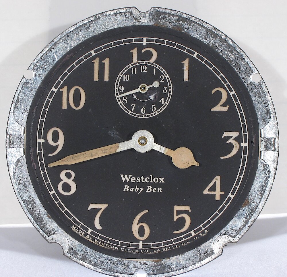 Westclox Baby Ben Style 1 Luminous. Westclox Baby Ben Style 1 Luminous Clock Example Photo