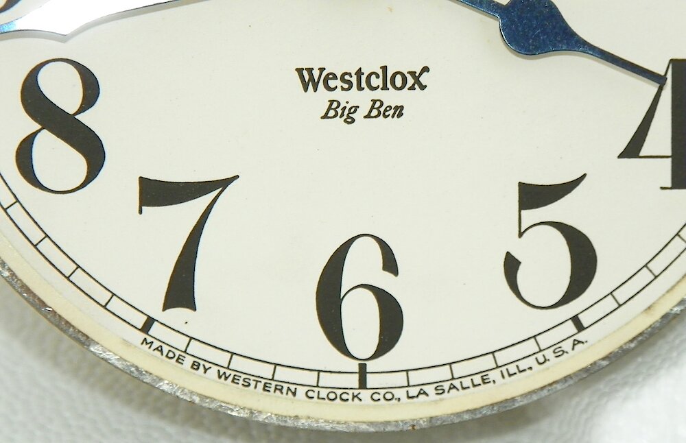 Westclox Big Ben Style 1a Non Luminous. Westclox Big Ben Style 1a Non Luminous Clock Example Photo