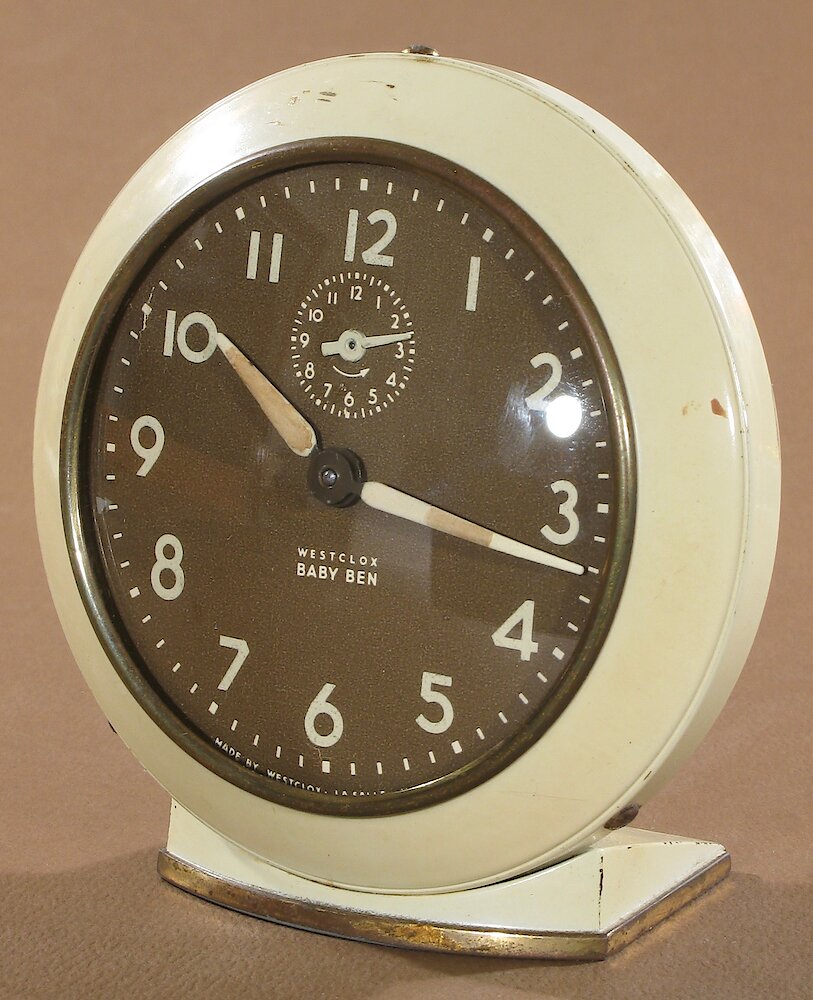 Westclox Baby Ben Style 6 Ivory Luminous. Westclox Baby Ben Style 6 Ivory Luminous Clock Example Photo