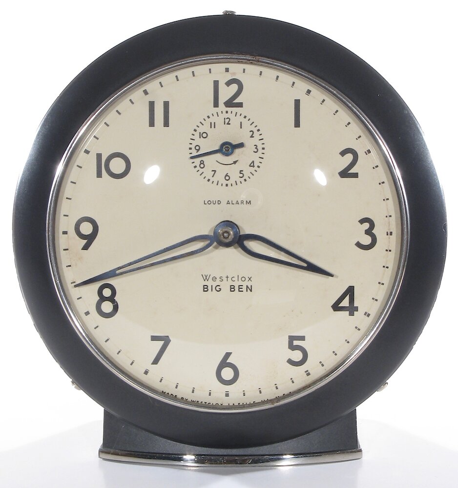 Westclox Big Ben Style 6 Loud Alarm Black Plain. Westclox Big Ben Style 6 Loud Alarm Black Plain Clock Example Photo