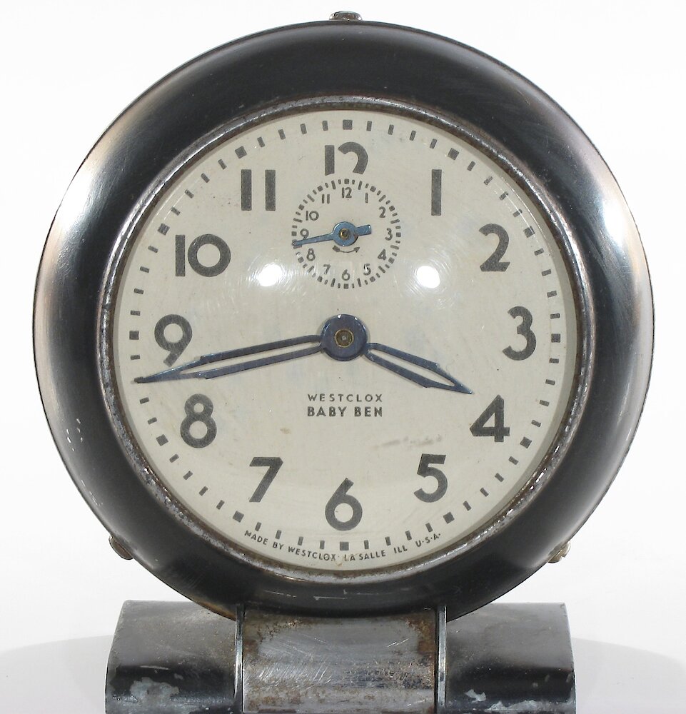 Westclox Baby Ben Style 5 Black Plain. Westclox Baby Ben Style 5 Black Plain Clock Example Photo