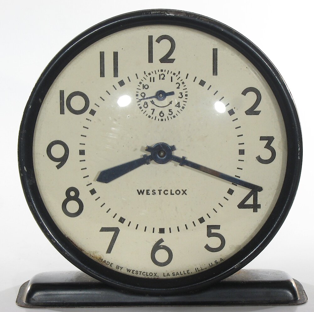 Westclox Raven. Westclox Raven Clock Example Photo