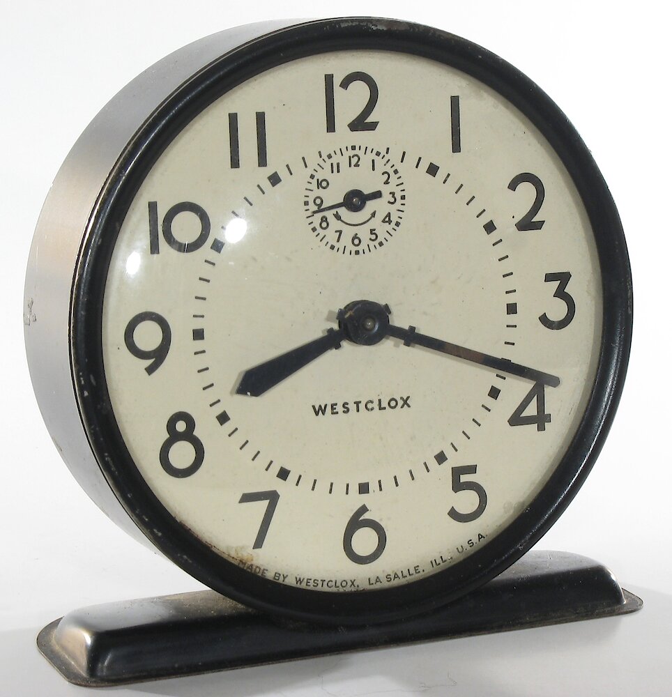 Westclox Raven. Westclox Raven Clock Example Photo