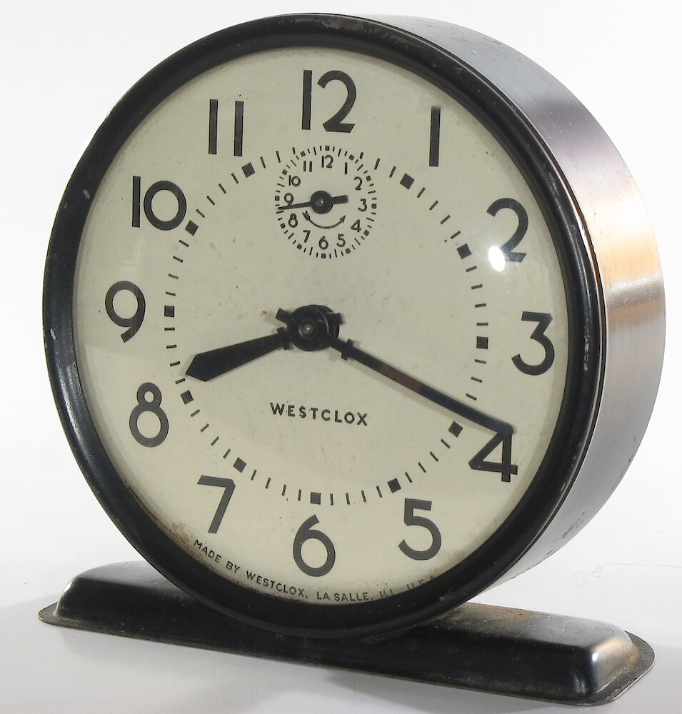 Westclox Raven. Westclox Raven Clock Example Photo