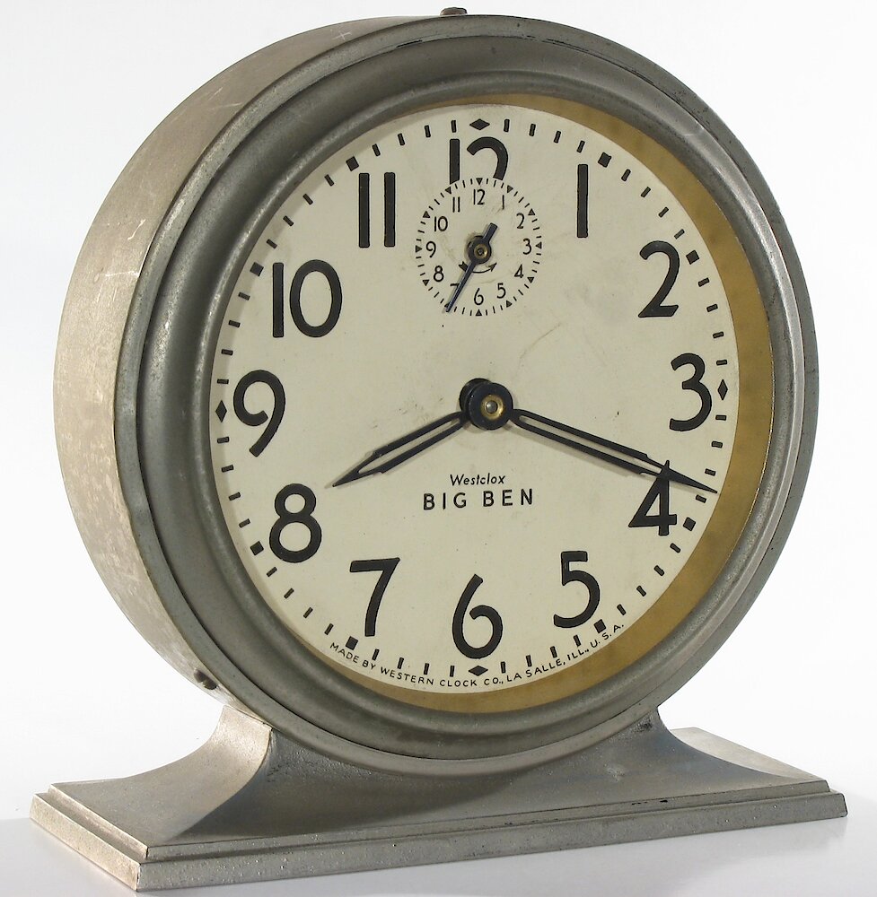 Westclox Big Ben Style 3 Chime Alarm Black Plain. Westclox Big Ben Style 3 Chime Alarm Black Plain Clock Example Photo