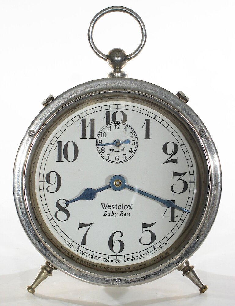 Westclox Baby Ben Style 1 Non Luminous. Westclox Baby Ben Style 1 Non Luminous Clock Example Photo