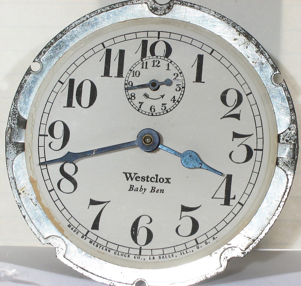 Westclox Baby Ben Style 1 Non Luminous. Westclox Baby Ben Style 1 Non Luminous Clock Example Photo