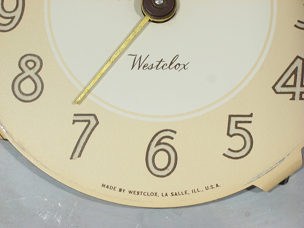 Westclox Logan Luminous. Westclox Logan Luminous Clock Example Photo