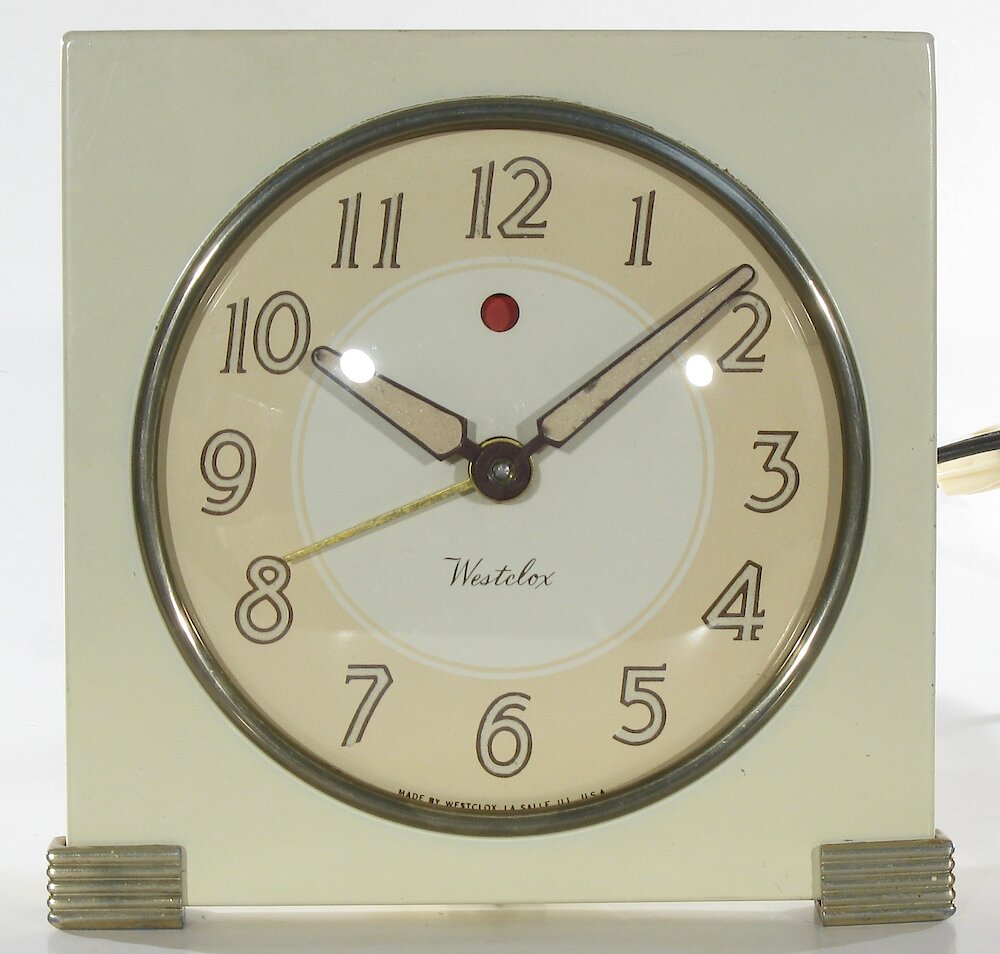 Westclox Logan Luminous. Westclox Logan Luminous Clock Example Photo