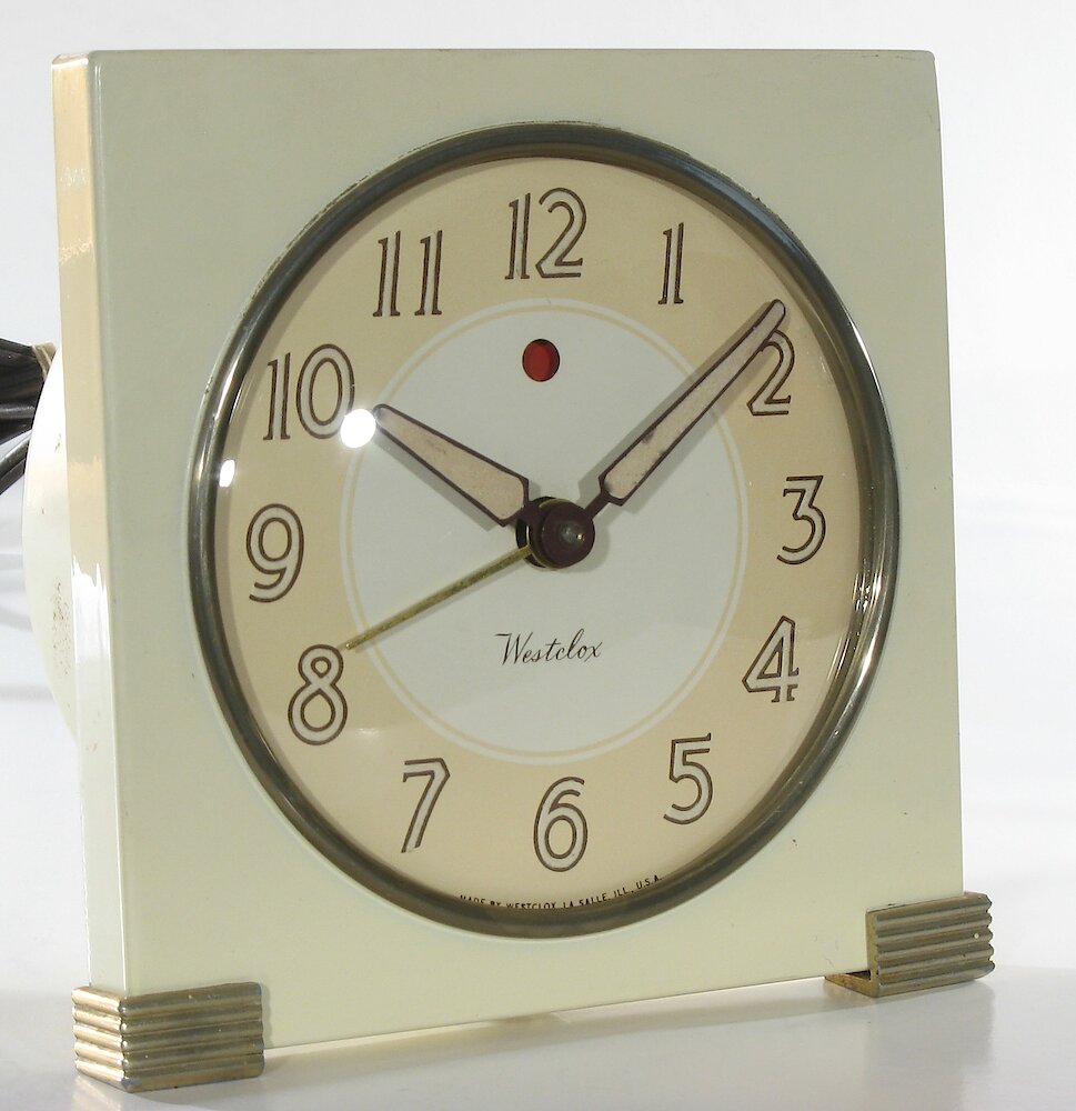 Westclox Logan Luminous. Westclox Logan Luminous Clock Example Photo