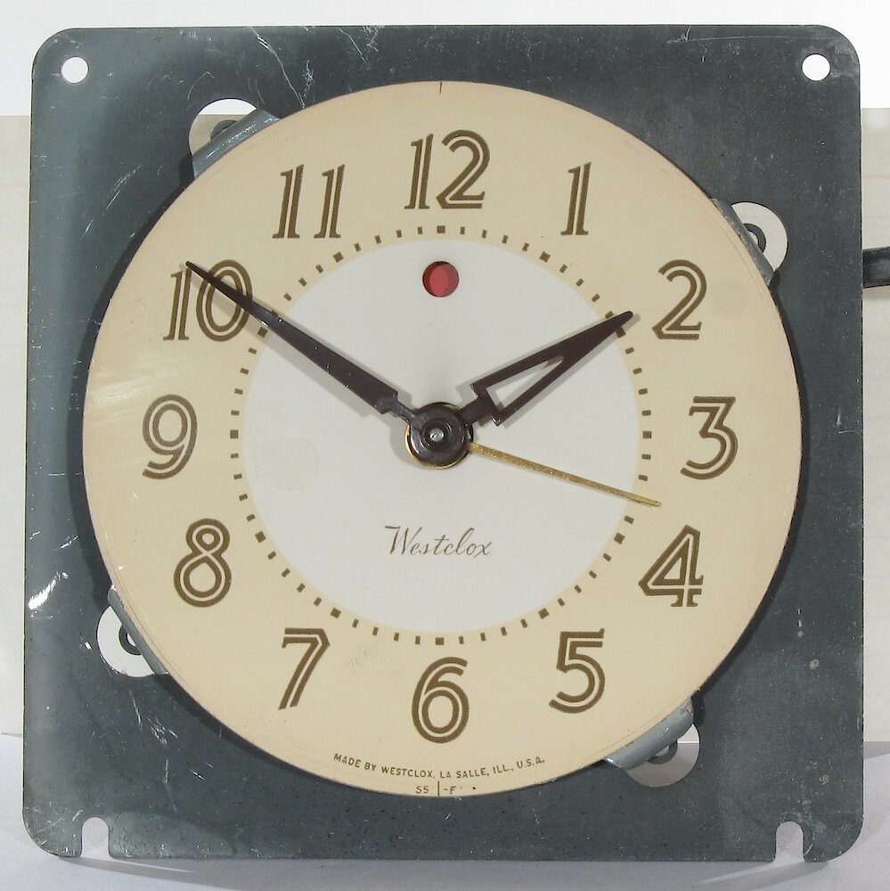 Westclox Logan Plain. Westclox Logan Plain Clock Example Photo