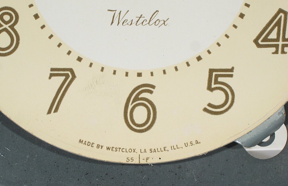 Westclox Logan Plain. Westclox Logan Plain Clock Example Photo