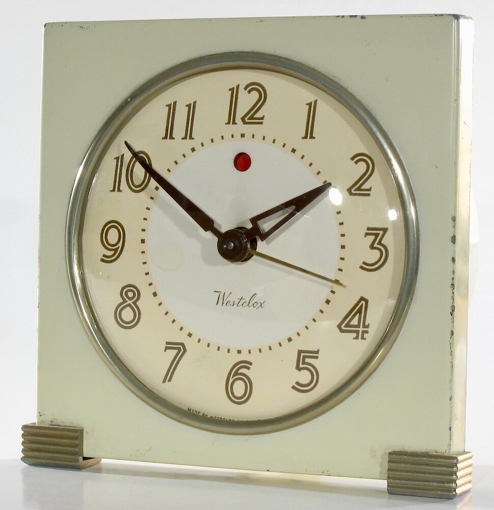 Westclox Logan Plain. Westclox Logan Plain Clock Example Photo