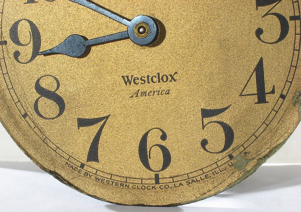 Westclox America Style 2a Green. Westclox America Style 2a Green Clock Example Photo