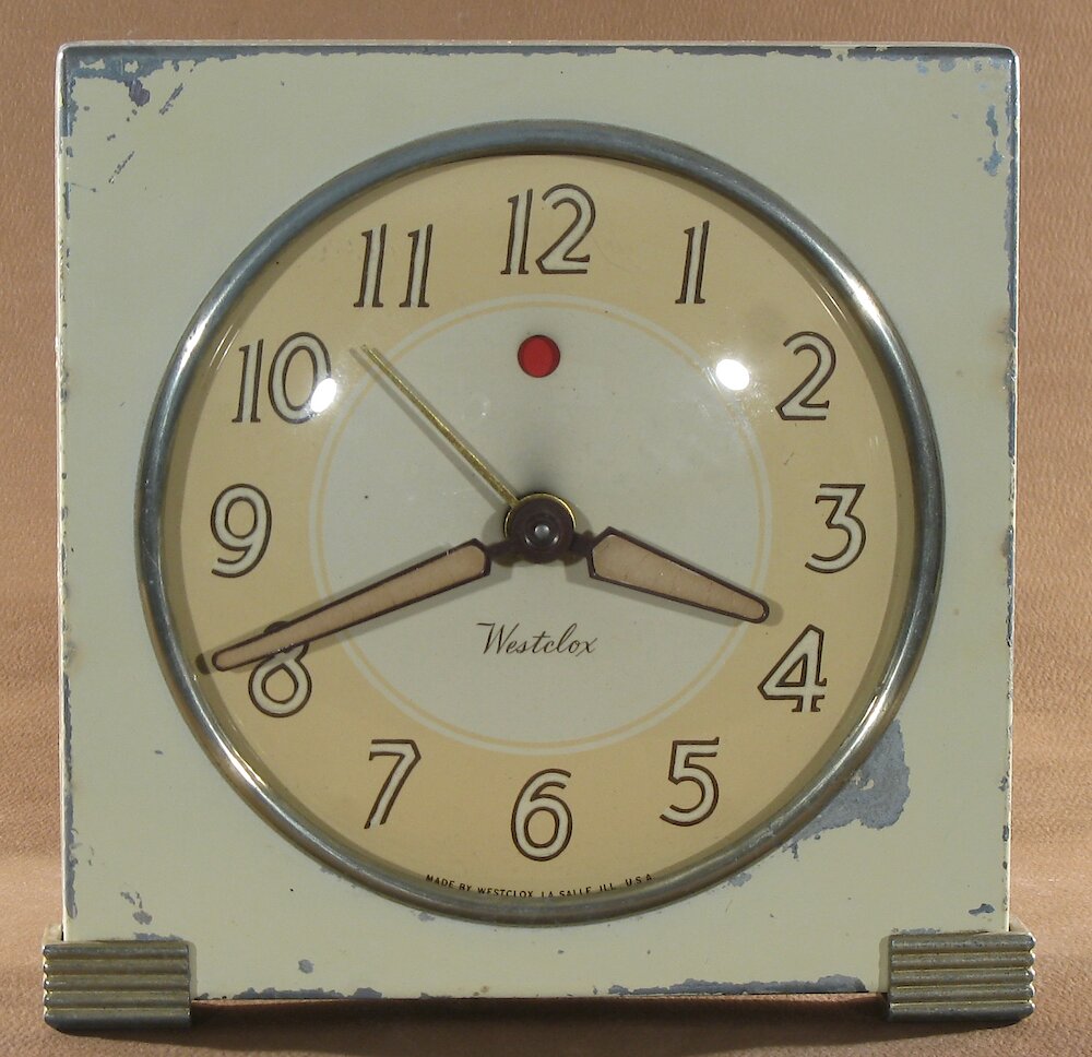 Westclox Logan Luminous. Westclox Logan Luminous Clock Example Photo