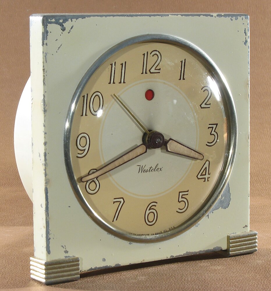 Westclox Logan Luminous. Westclox Logan Luminous Clock Example Photo