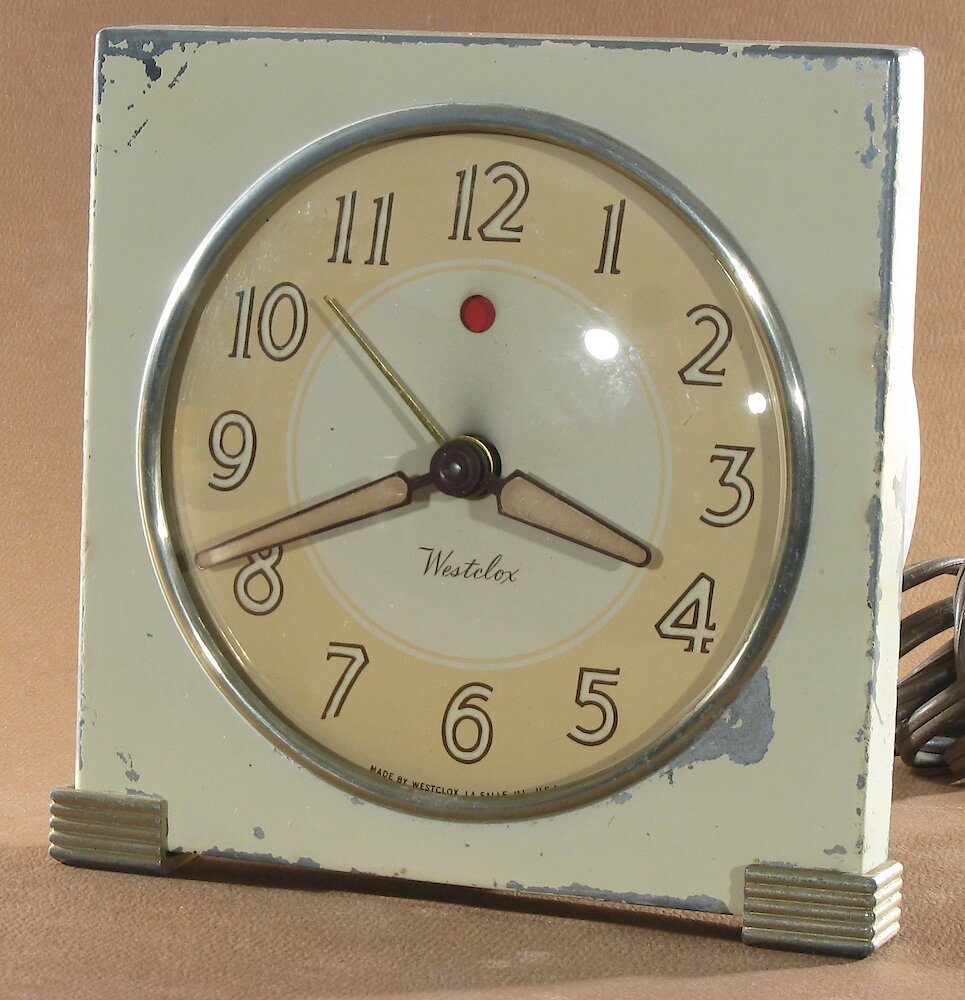 Westclox Logan Luminous. Westclox Logan Luminous Clock Example Photo