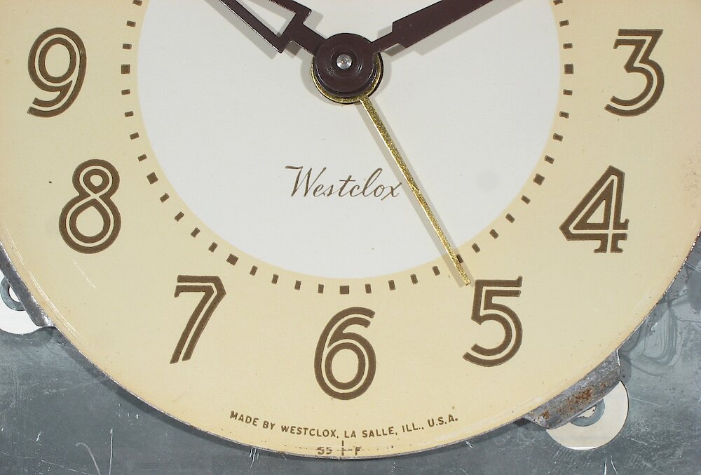 Westclox Logan Plain. Westclox Logan Plain Clock Example Photo