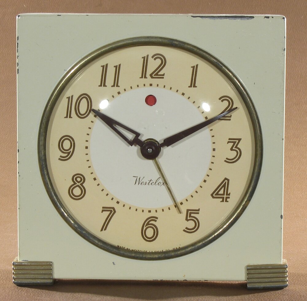 Westclox Logan Plain. Westclox Logan Plain Clock Example Photo