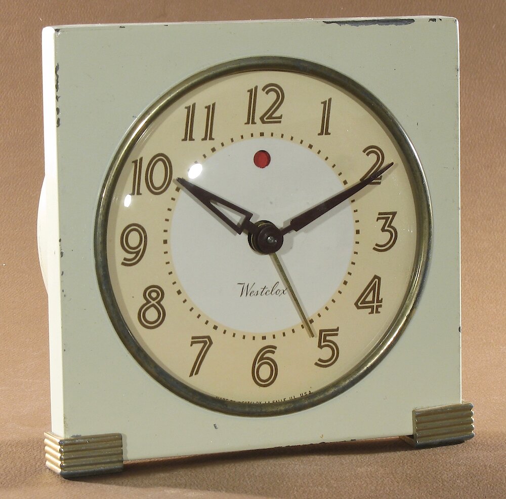 Westclox Logan Plain. Westclox Logan Plain Clock Example Photo