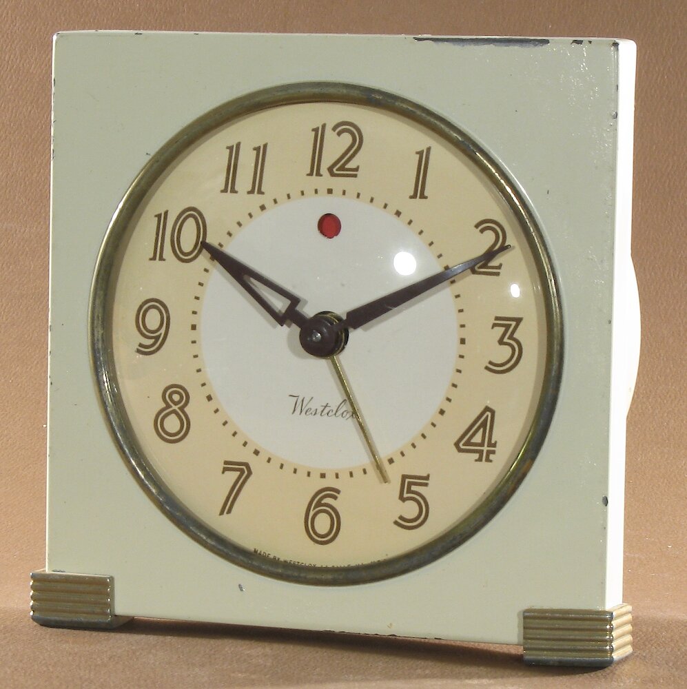 Westclox Logan Plain. Westclox Logan Plain Clock Example Photo