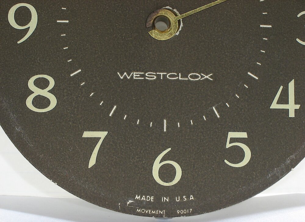 Westclox Big Ben Style 8 White Luminous. Westclox Big Ben Style 8 White Luminous Clock Example Photo