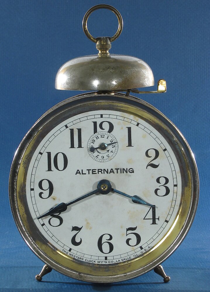 Westclox Alternating Alarm. Westclox Alternating Alarm Clock Example Photo