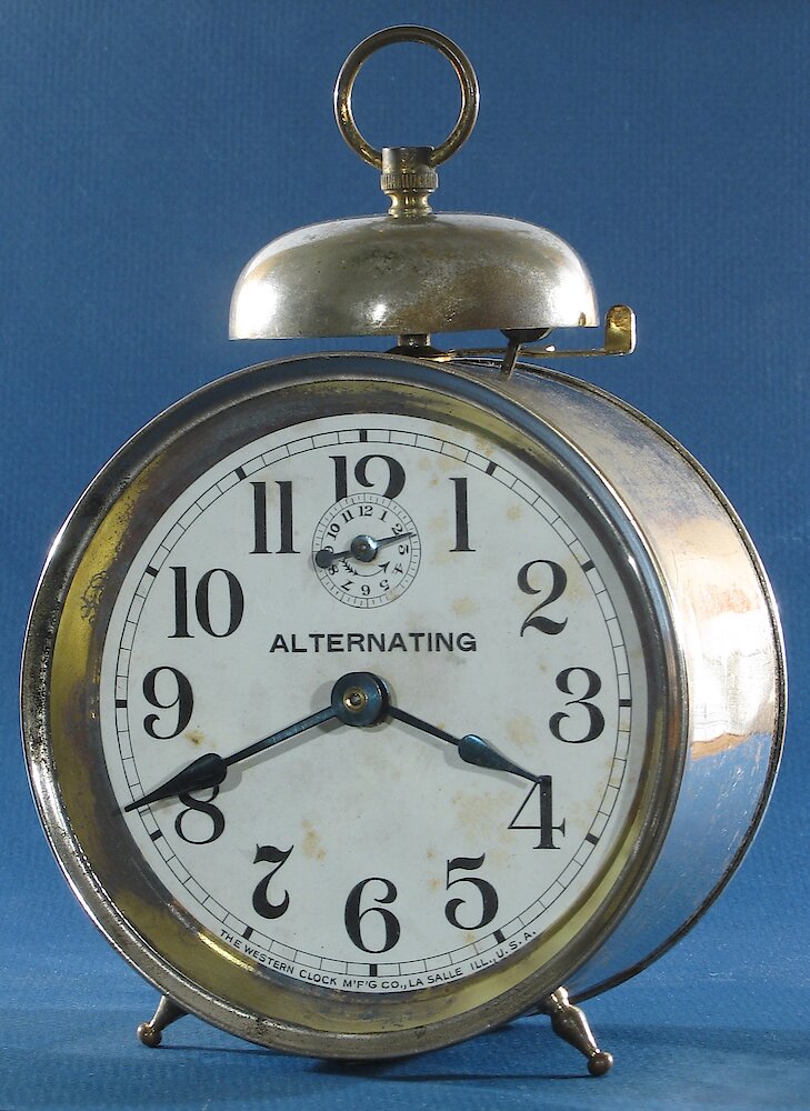 Westclox Alternating Alarm. Westclox Alternating Alarm Clock Example Photo