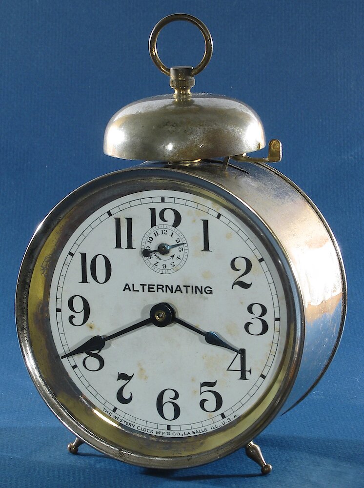 Westclox Alternating Alarm. Westclox Alternating Alarm Clock Example Photo