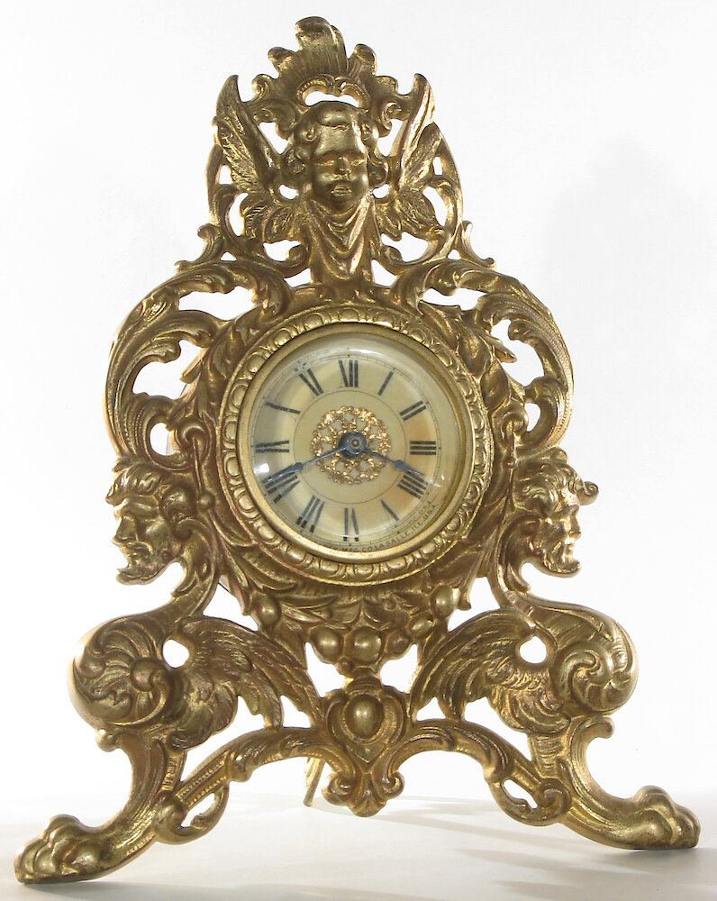 Westclox Imperial Time Gold Plate. Westclox Imperial Time Gold Plate Clock Example Photo