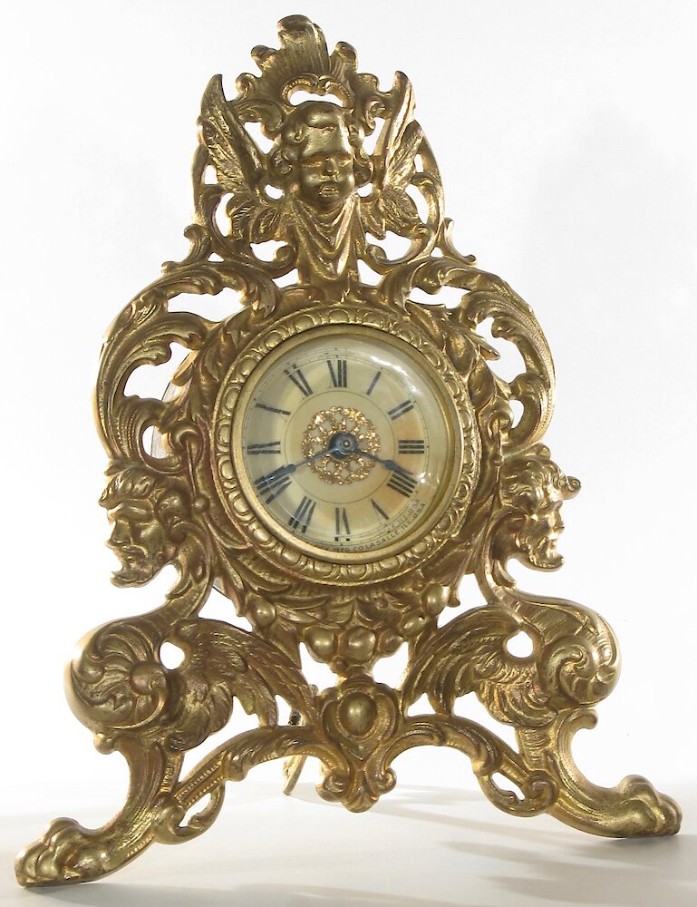 Westclox Imperial Time Gold Plate. Westclox Imperial Time Gold Plate Clock Example Photo