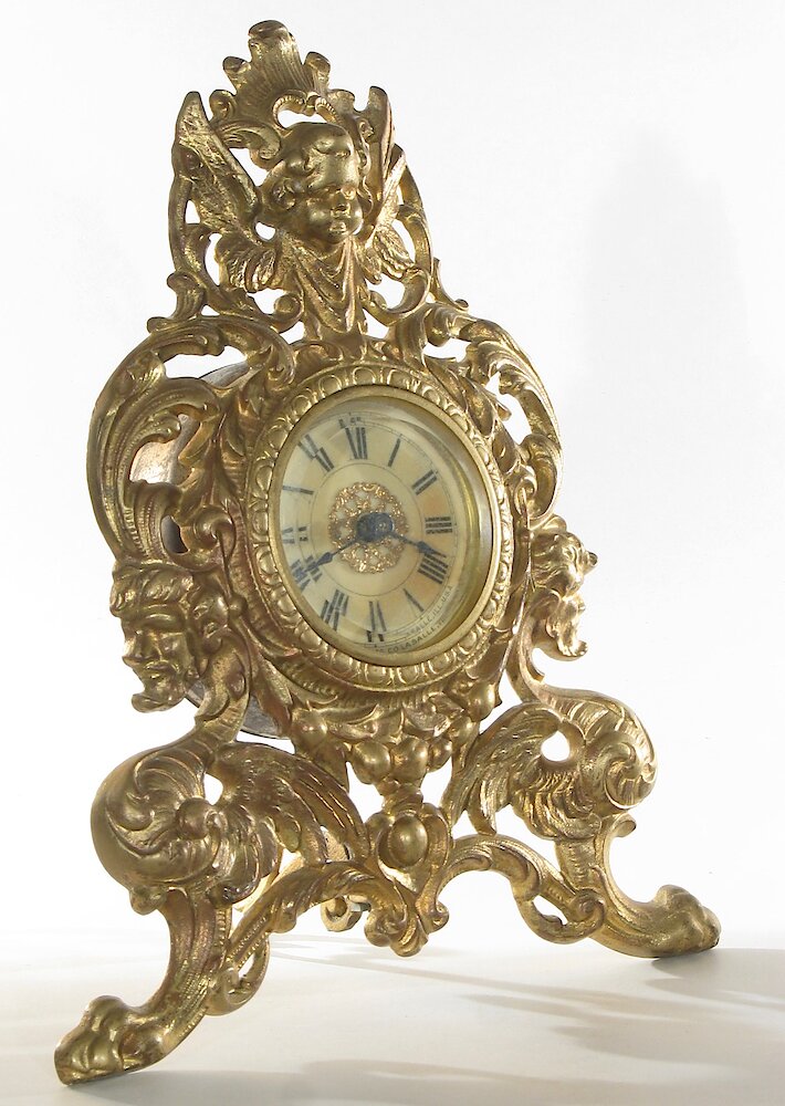 Westclox Imperial Time Gold Plate. Westclox Imperial Time Gold Plate Clock Example Photo