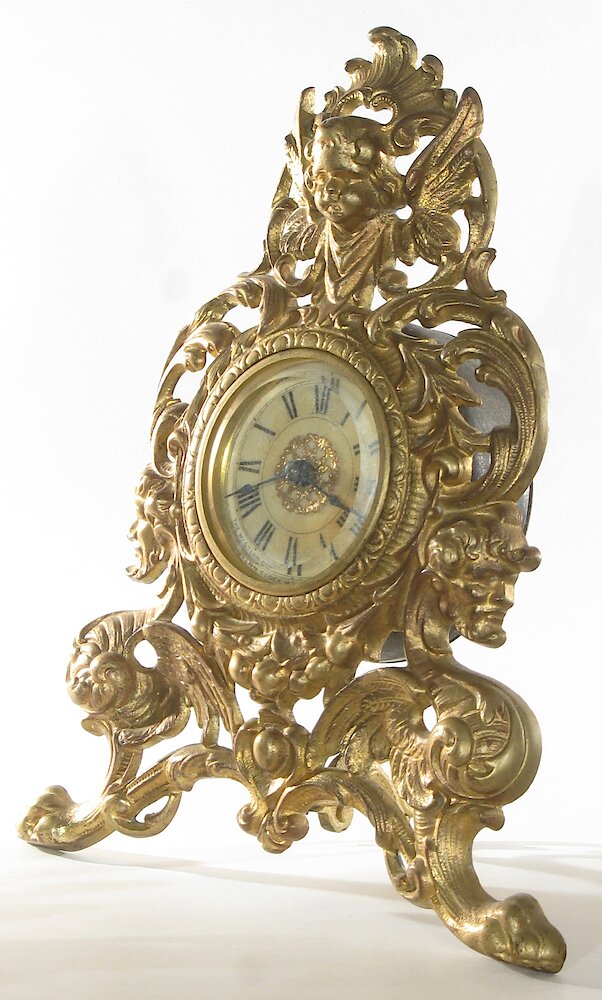 Westclox Imperial Time Gold Plate. Westclox Imperial Time Gold Plate Clock Example Photo