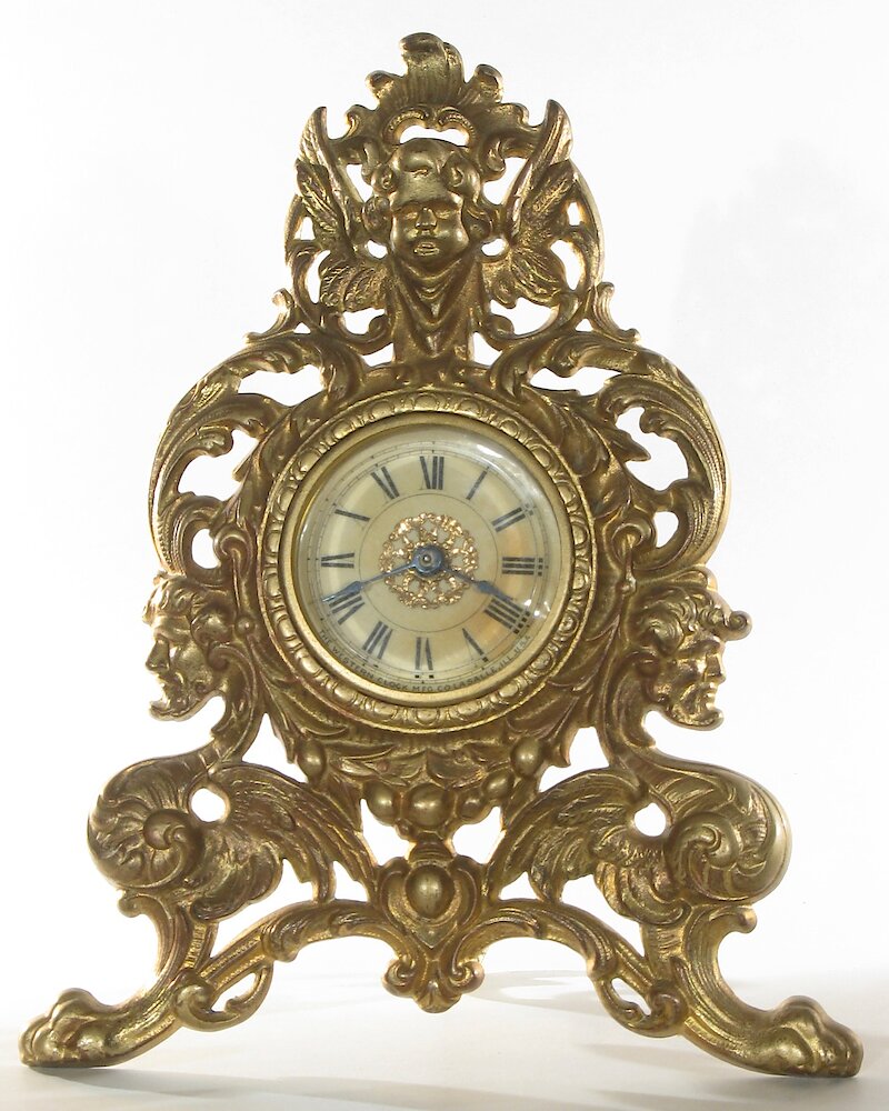 Westclox Imperial Time Gold Plate. Westclox Imperial Time Gold Plate Clock Example Photo