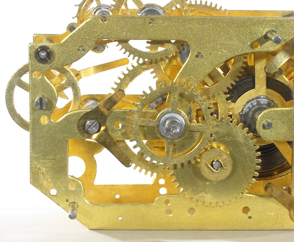 Westclox Imperial Time Gold Plate. Westclox Imperial Time Gold Plate Clock Example Photo