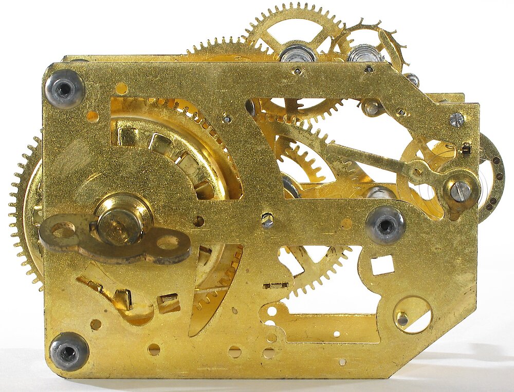 Westclox Imperial Time Gold Plate. Westclox Imperial Time Gold Plate Clock Example Photo