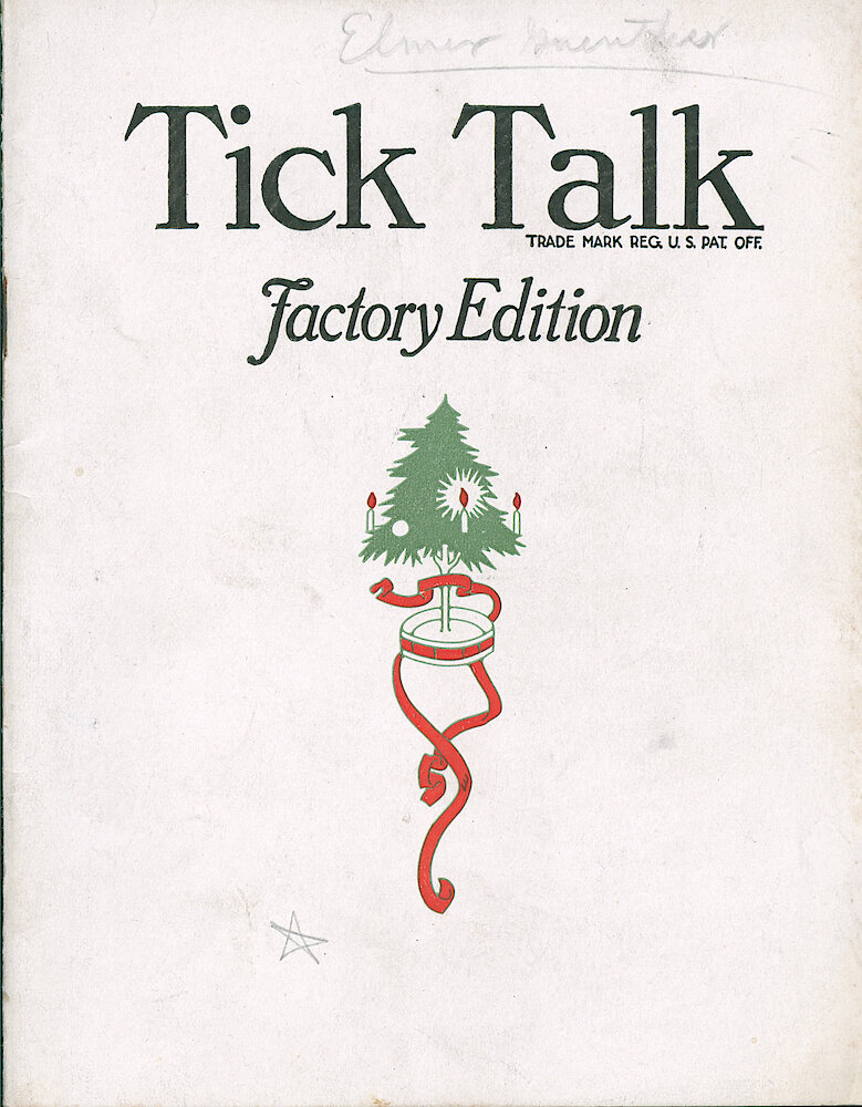 Westclox Tick Talk, December 20, 1920 (Factory Edition), Vol. 6 No. 11 > F