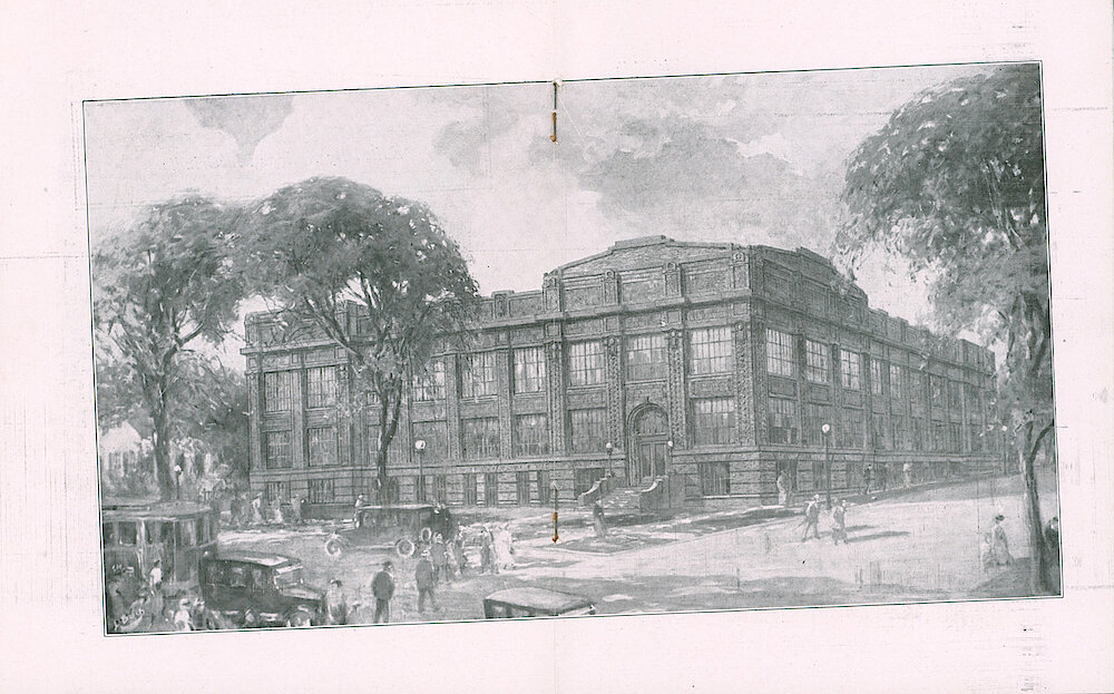 Westclox Tick Talk, February 5, 1923 (Factory Edition), Vol. 8 No. 15 > 12-13. Factory: Picture: Artist&039;s Drawing Of How The New Office Will Look.